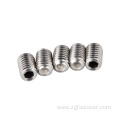 Stainless steel SUS316 set screws with cup point